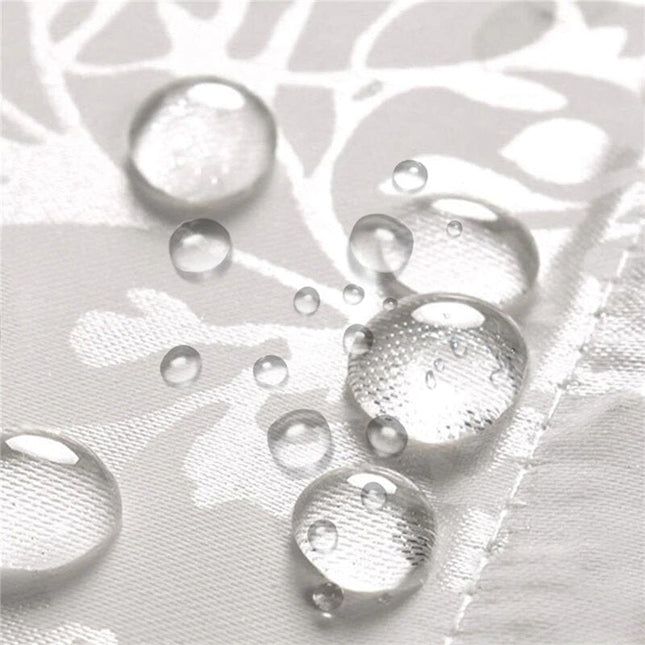 Tenda doccia tessuto jacquard floreale