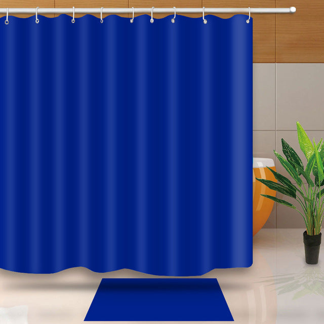 Tenda da doccia bagno blu marino