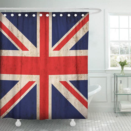 Tenda doccia con bandiera inglese Union Jack