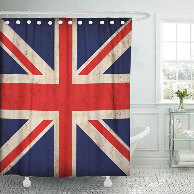 Tenda doccia con bandiera inglese Union Jack