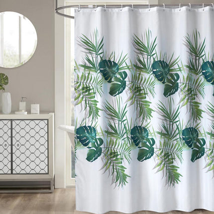 Tenda doccia con foglie di palma