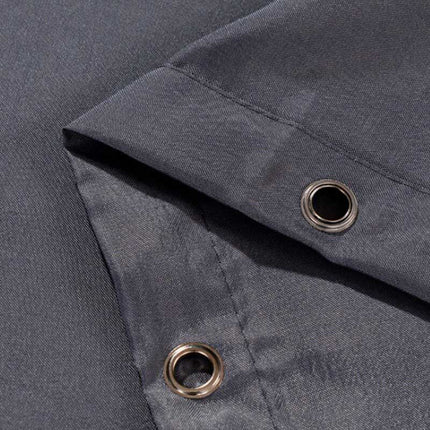 Tenda da doccia in tessuto grigio scuro