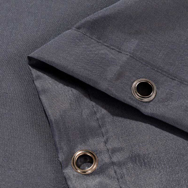 Tenda da doccia in tessuto grigio scuro