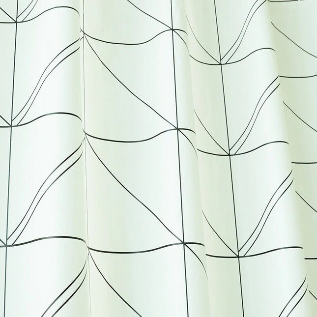 Tenda doccia design con motivo geometrico
