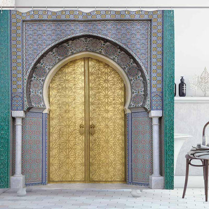 Tenda da doccia in stile marocchino