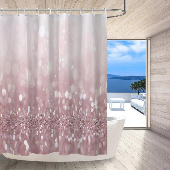 Tenda da doccia moderna effetto glitter