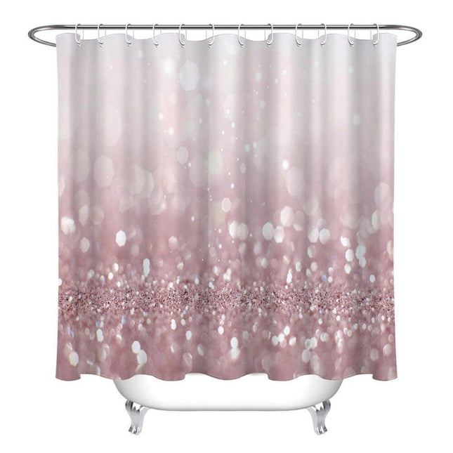 Tenda da doccia moderna effetto glitter