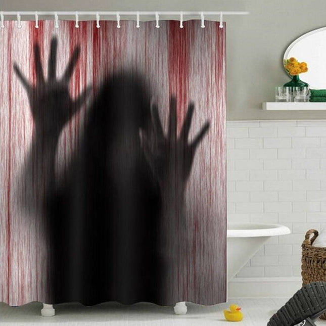 Tenda doccia horror ispirata a Psycho