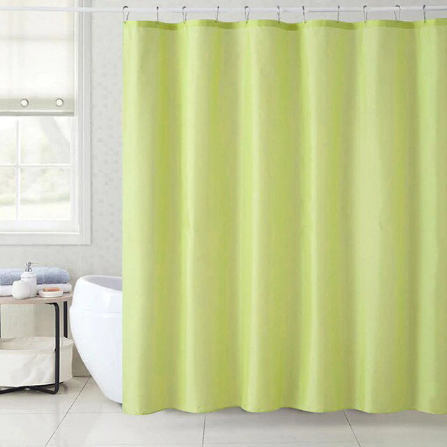 Tenda da doccia tinta unita verde anice