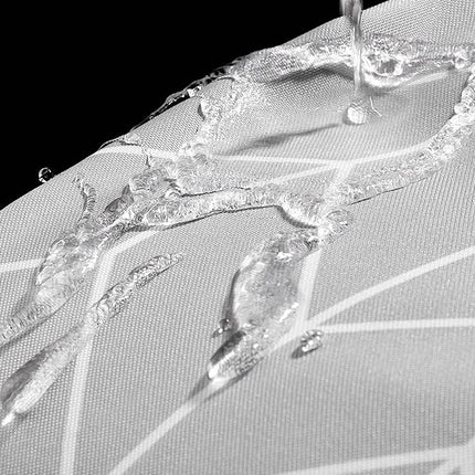 Tenda da doccia grigia motivo chevron