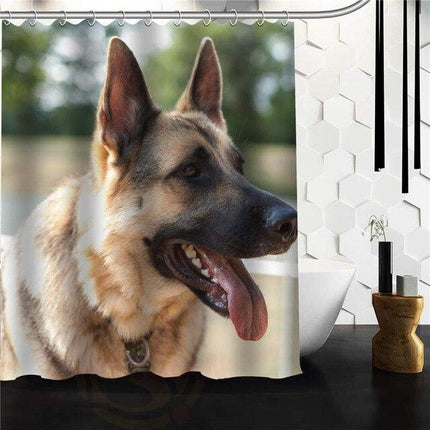 Tenda da doccia cane Pastore Tedesco