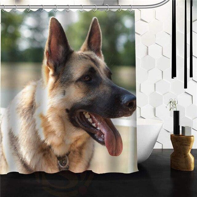 Tenda da doccia cane Pastore Tedesco