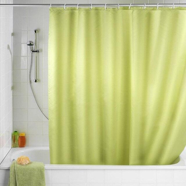 Tenda da doccia tinta unita anice