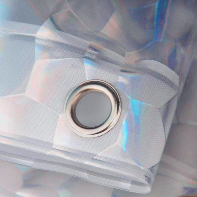 Tenda da doccia 3D con pesi