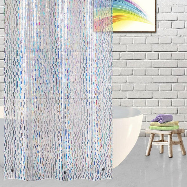 Tenda da doccia 3D con pesi