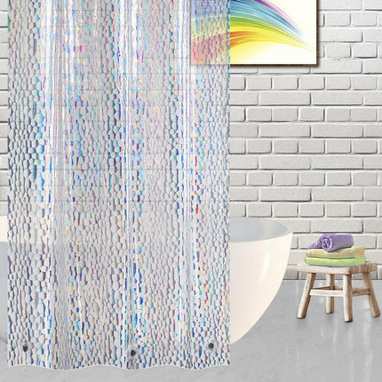 Tenda da doccia 3D con pesi