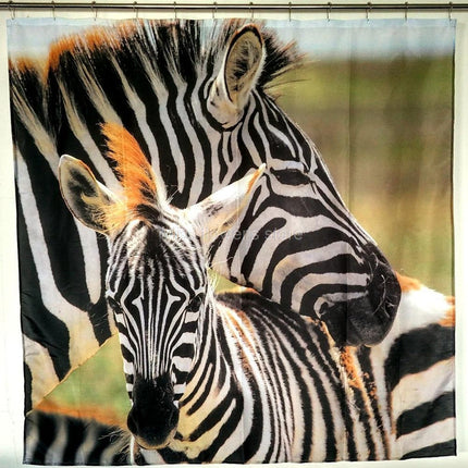 Tenda da Doccia con Cucciolo Zebra