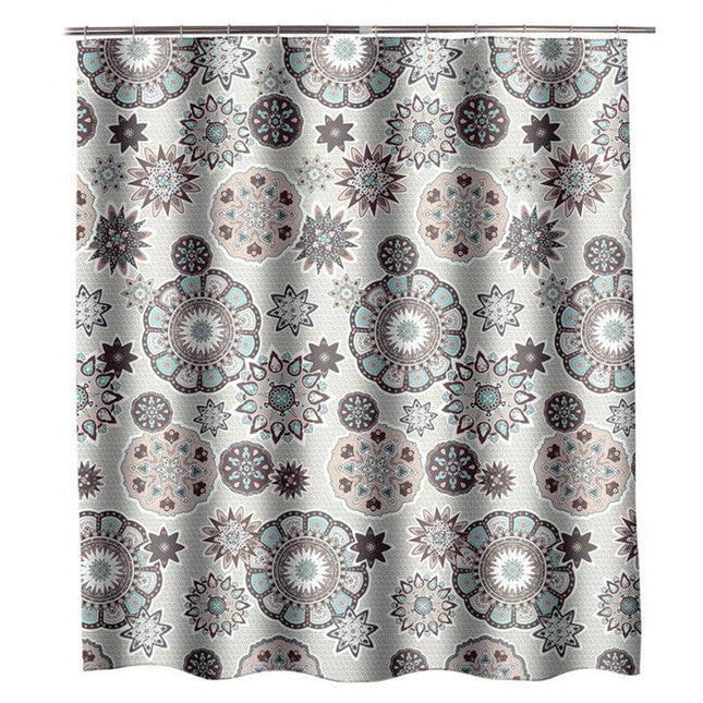 Tenda da doccia stile bohémien mandala