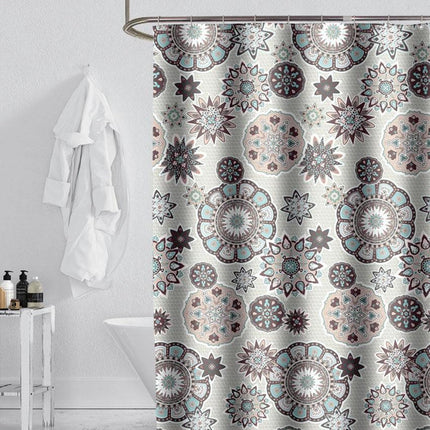 Tenda da doccia stile bohémien mandala