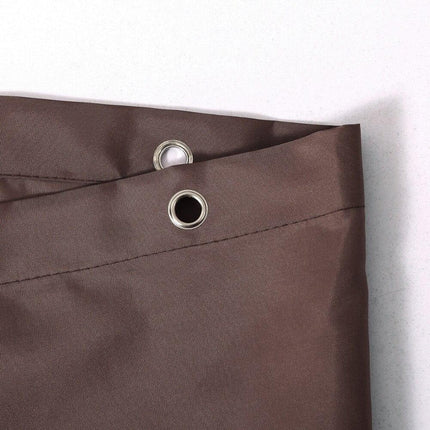 Tenda da doccia impermeabile color marrone