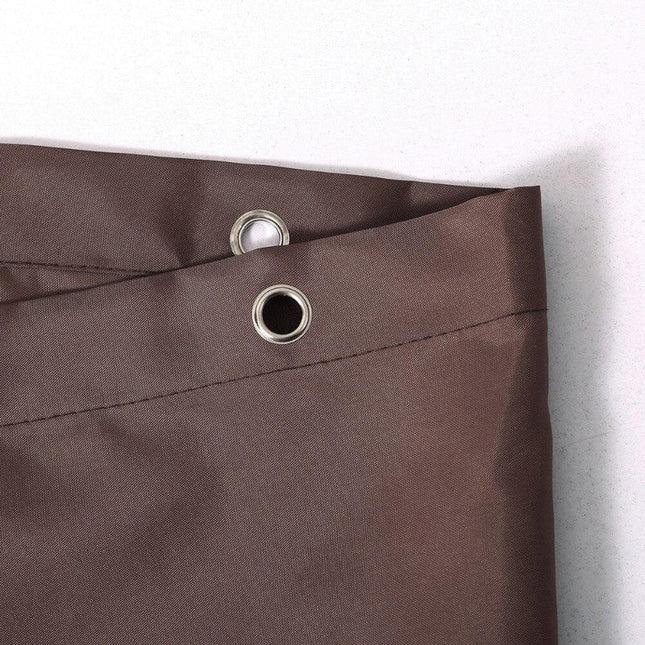 Tenda da doccia impermeabile color marrone