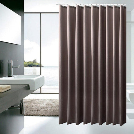 Tenda da doccia impermeabile color marrone