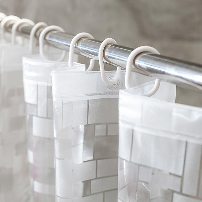 Tenda da doccia motivo a quadri