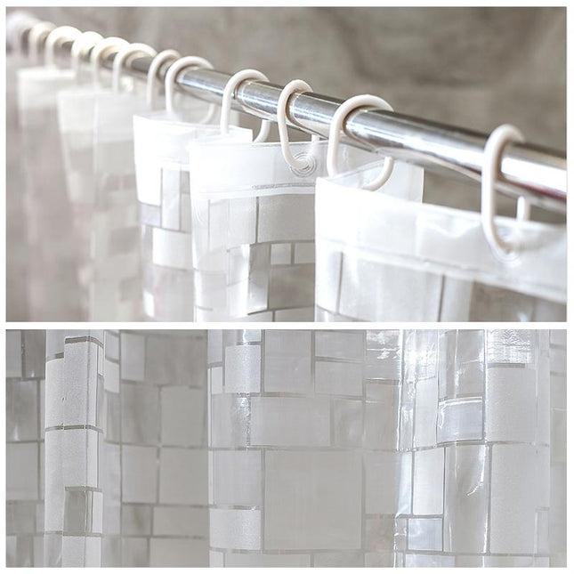 Tenda da doccia motivo a quadri