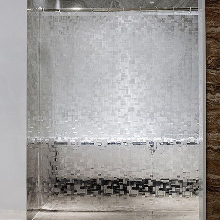 Tenda da doccia motivo a quadri
