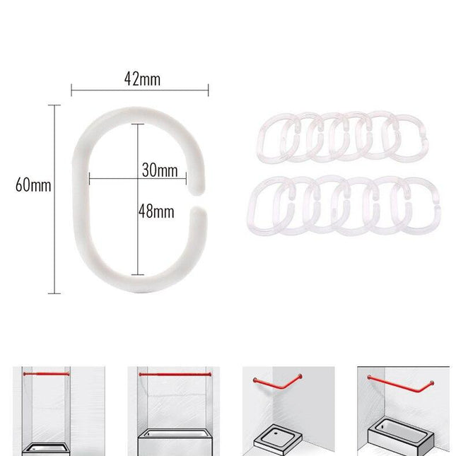 Tenda da doccia tema Halloween pipistrelli