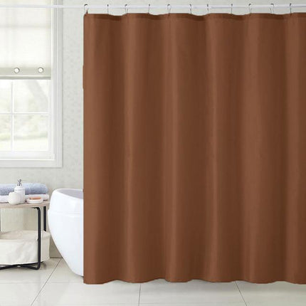 Tenda da doccia color cioccolato tessuto