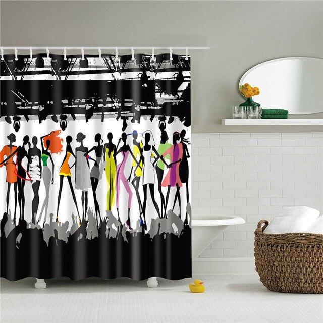 Tenda Doccia Modelle Sfilata Moda