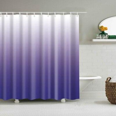 Tenda da doccia moderna sfumata viola