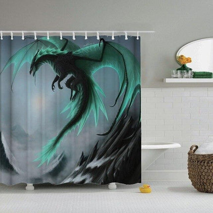 Tenda Doccia Drago Fantasy Epico