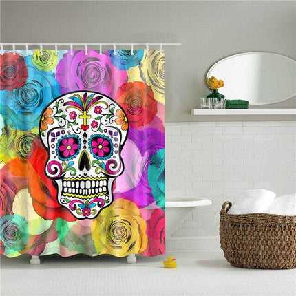 Tenda da doccia Dia de los Muertos