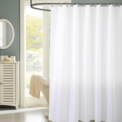 Tenda da doccia in tessuto bianco
