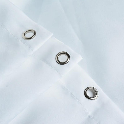 Tenda da doccia in tessuto bianco