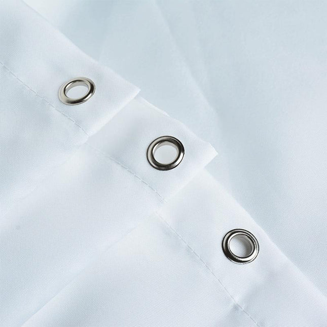 Tenda da doccia in tessuto bianco