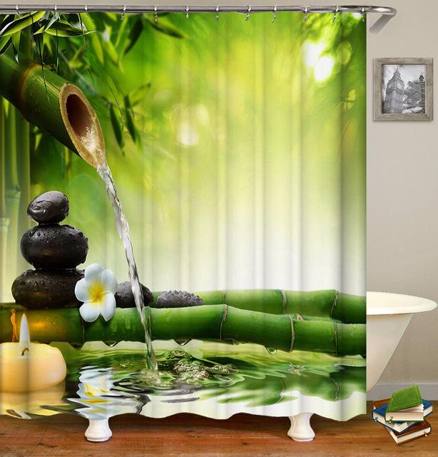 Tenda da Doccia Feng Shui Bambù
