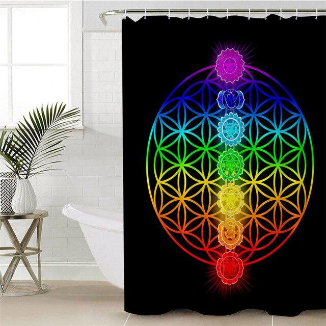 Tenda da Doccia Fiore della Vita Chakra