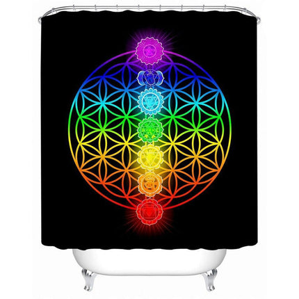 Tenda da Doccia Fiore della Vita Chakra