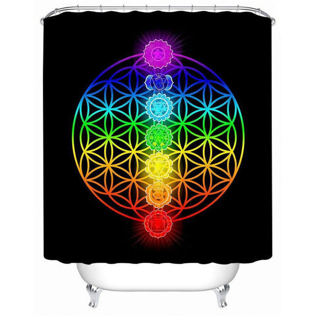 Tenda da Doccia Fiore della Vita Chakra