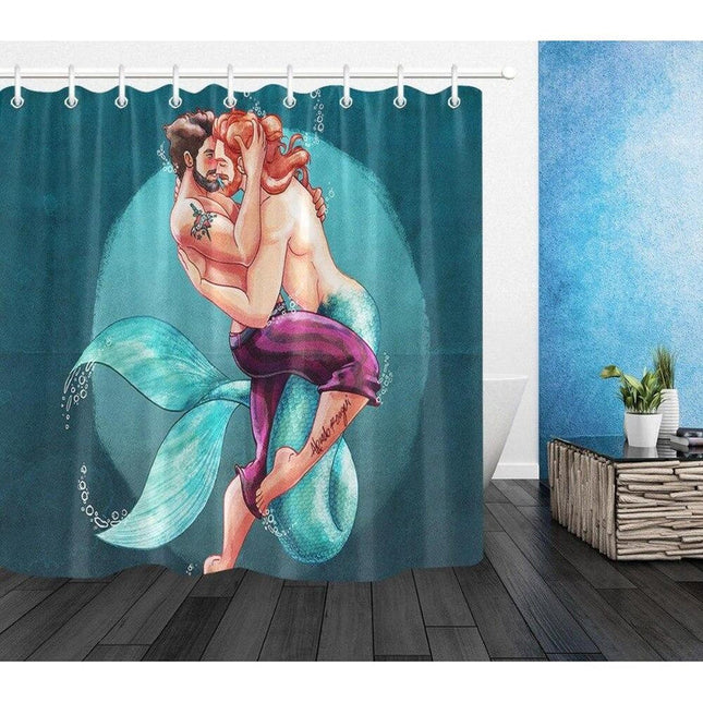 Tenda da doccia con sirene gay