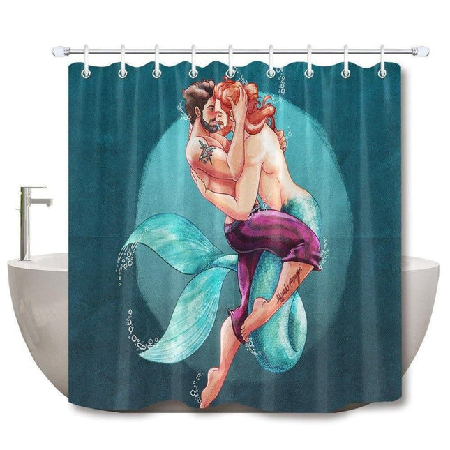 Tenda da doccia con sirene gay