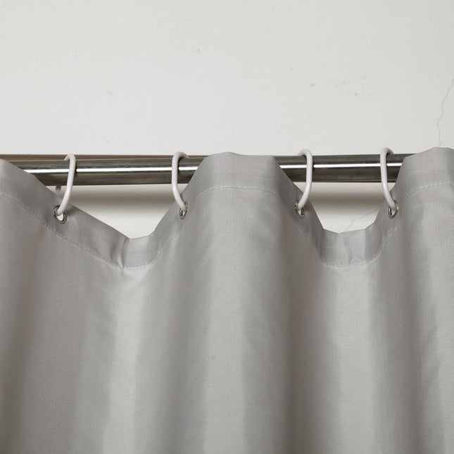 Tenda doccia tinta unita grigio chiaro