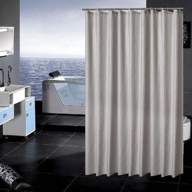 Tenda doccia tinta unita grigio chiaro