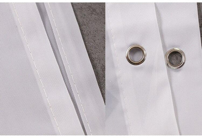 Tenda doccia grigia e gialla chevron