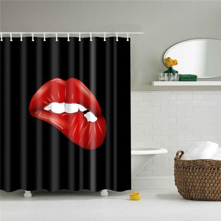Tenda Doccia Labbra Rosse Pop Art