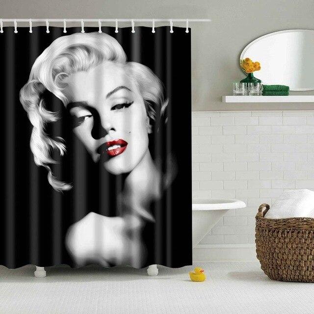 Tenda Doccia Ritratto Marilyn Monroe