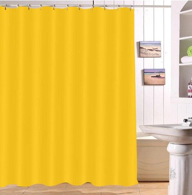 Tenda da Doccia Tinta Unita Miele